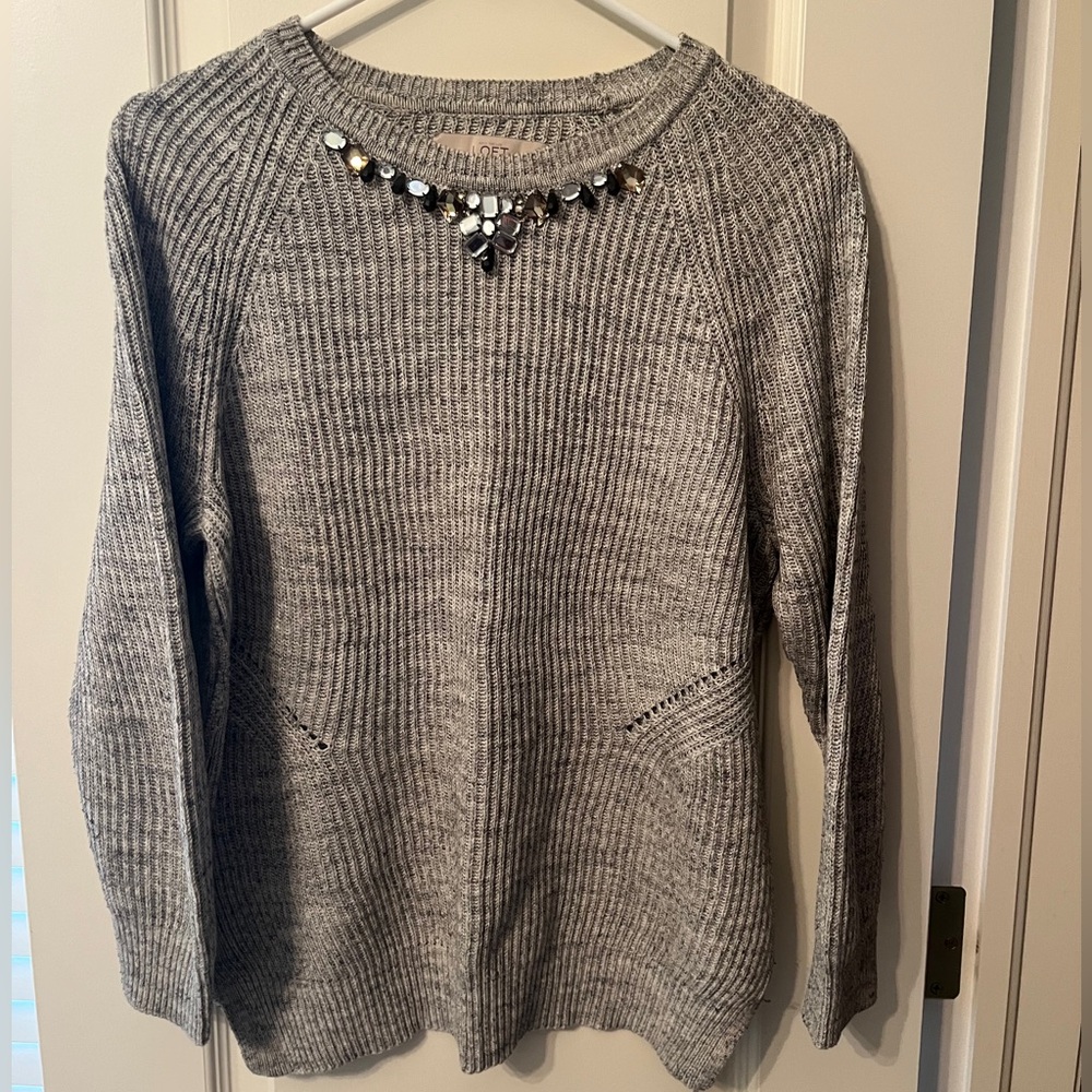 Loft beaded sweater